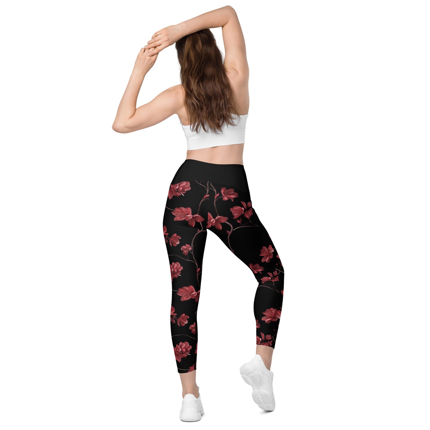 Ruby Vines - Crossover leggings with pockets
