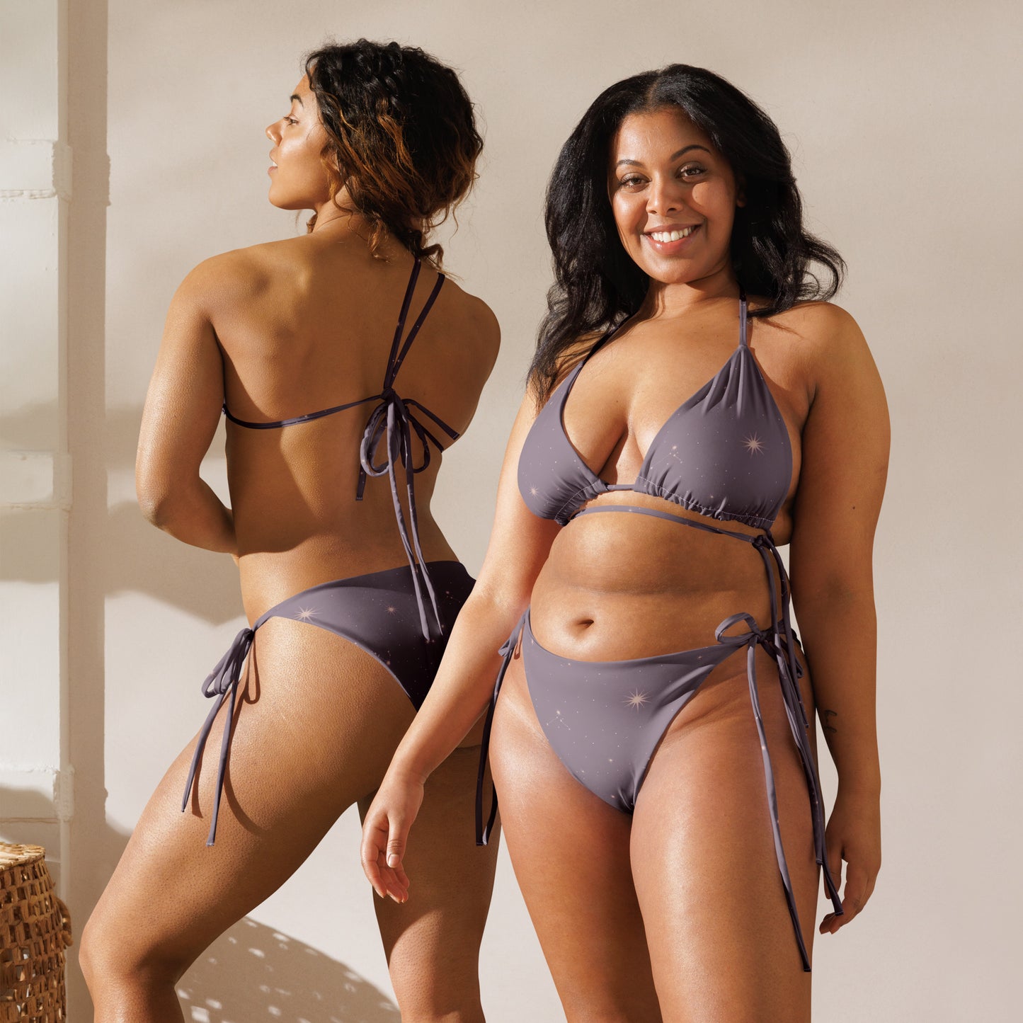 Starlight Sky Recycled string bikini - Matching Bathing Suits
