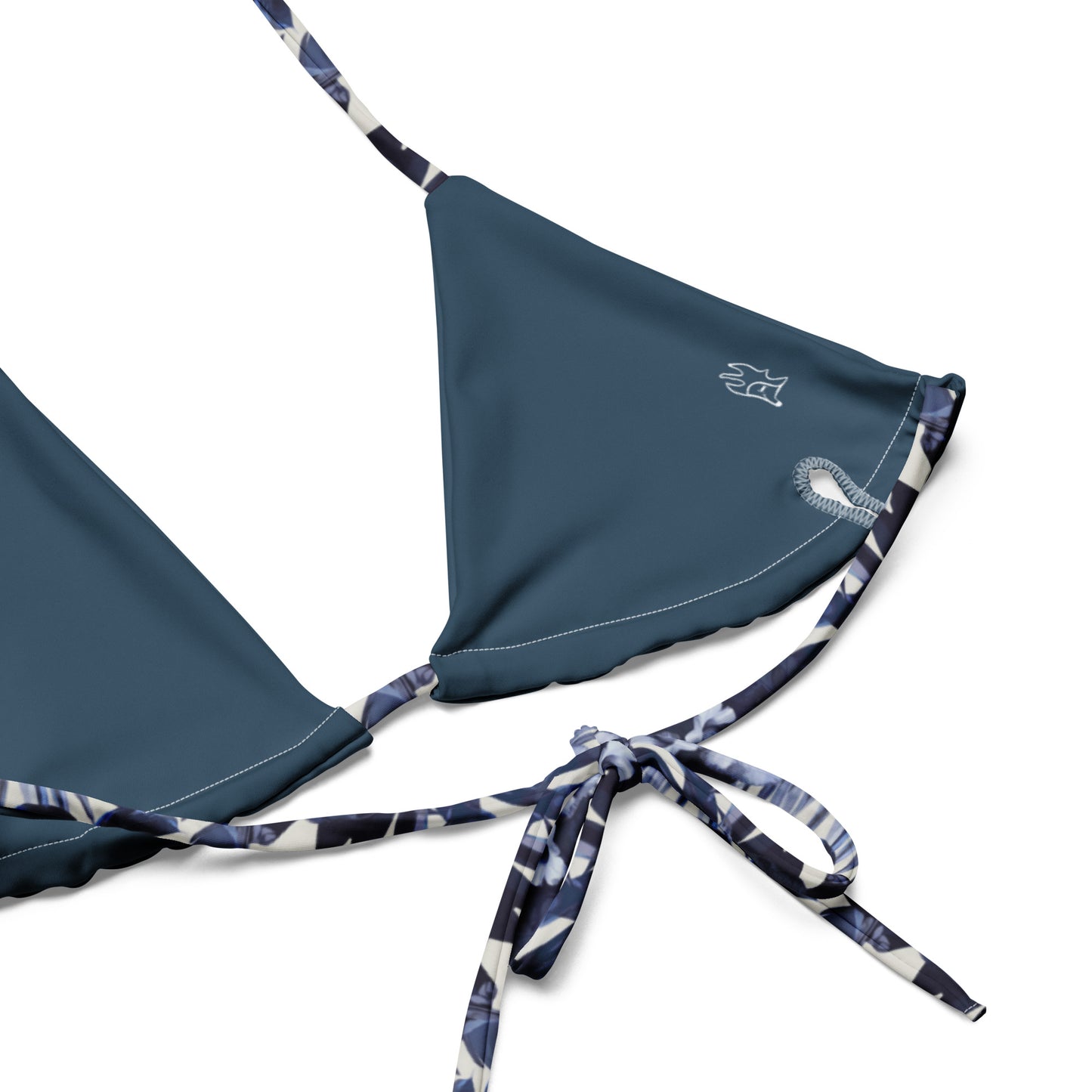 Azure Tropicana Recycled string bikini - Matching Bathing Suits
