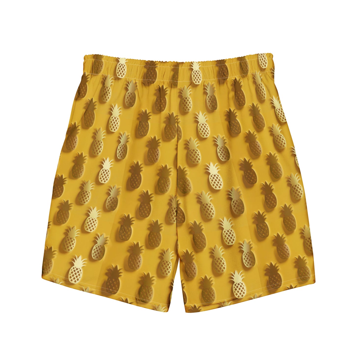 Golden Pineapple Men's swim trunks - Matching Bathing Suits