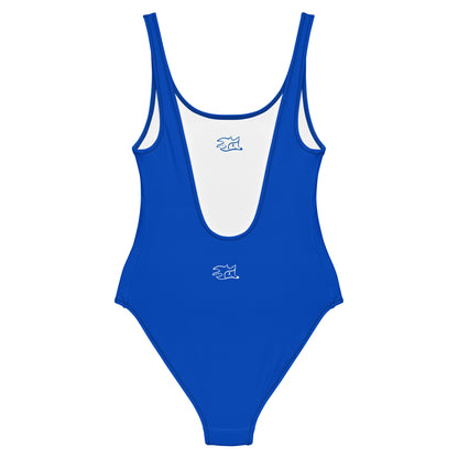 Cobalt Blue 2024 Trend Color One-Piece Swimsuit - Monochrome