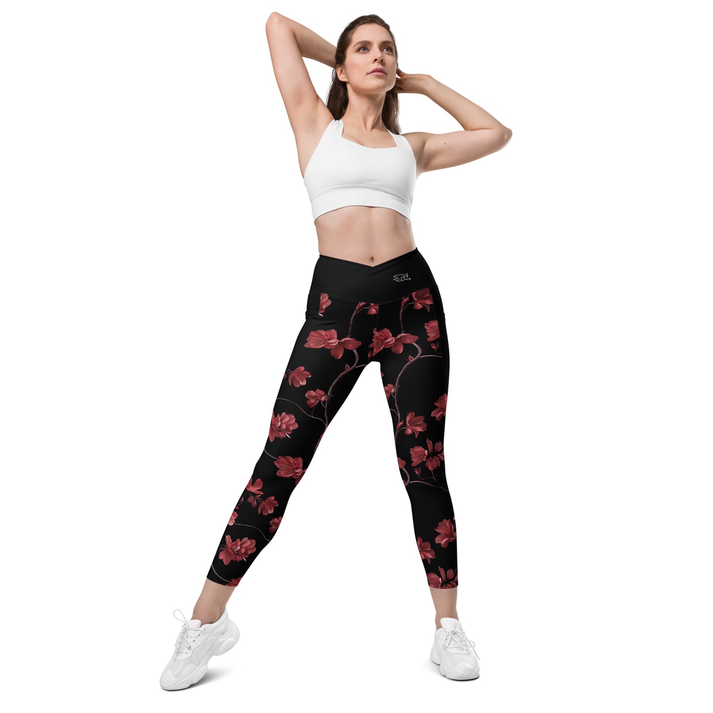 Ruby Vines - Crossover leggings with pockets