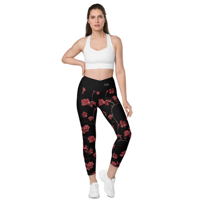 Ruby Vines - Crossover leggings with pockets