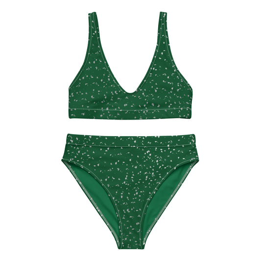 Emerald Recycled High-Waisted Bikini - Adriano Collection