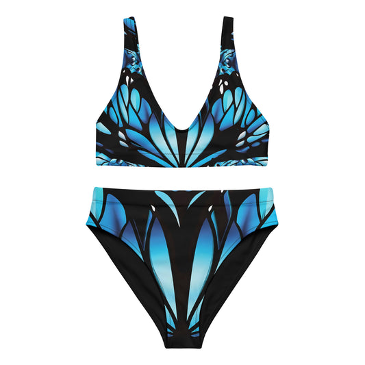 Blacked Butterfly Recycled High-Waisted Bikini - Eternal Metamorphosis Limited Edition June 2024