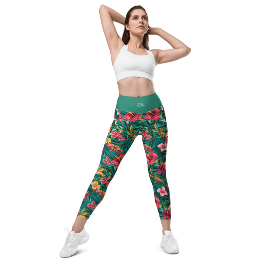 Tropical Paradise Leggings with pockets