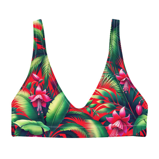 Recycled Padded Bikini Top - Dea Flora Collection