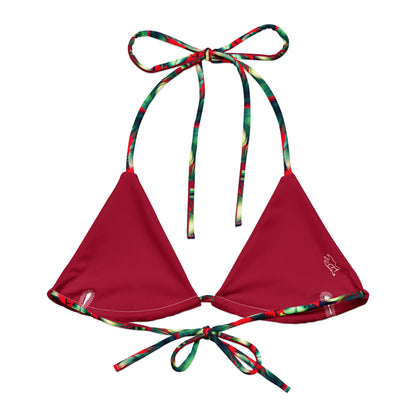 Recycled String Bikini Top - Dea Flora Collection