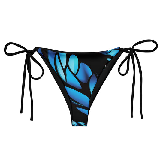 Blacked Butterfly Recycled String Bikini Slip - Eternal Metamorphosis Limited Edition June 2024