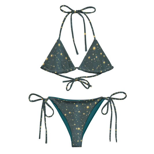 Matching Bathing Suits Recycled String Bikini - Celestial Honeymoon Collection