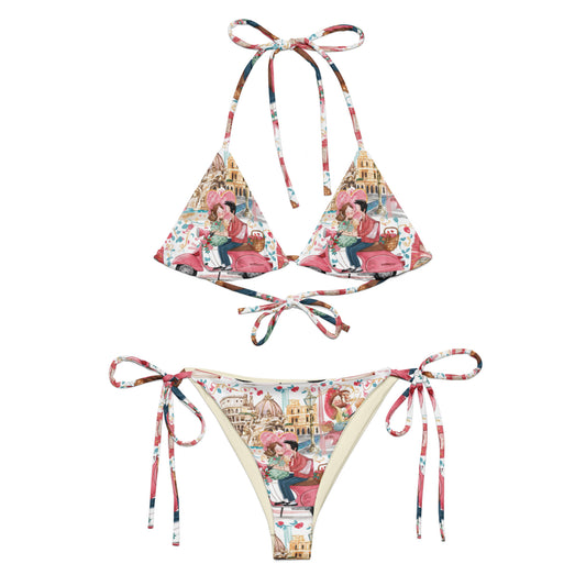 Roman Holiday Recycled string bikini - Matching Bathing Suits