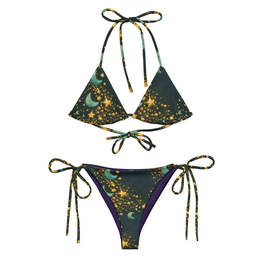 Cosmic Whimsy Recycled string bikini - Matching Bathing Suits