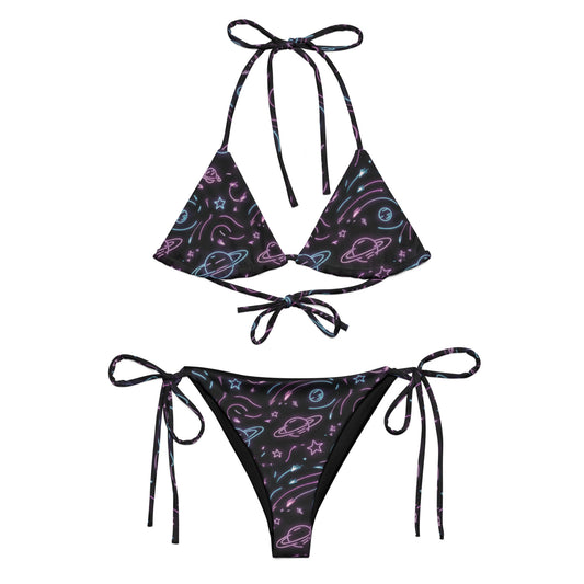 Galactic Dance Recycled string bikini - Matching Bathing Suits