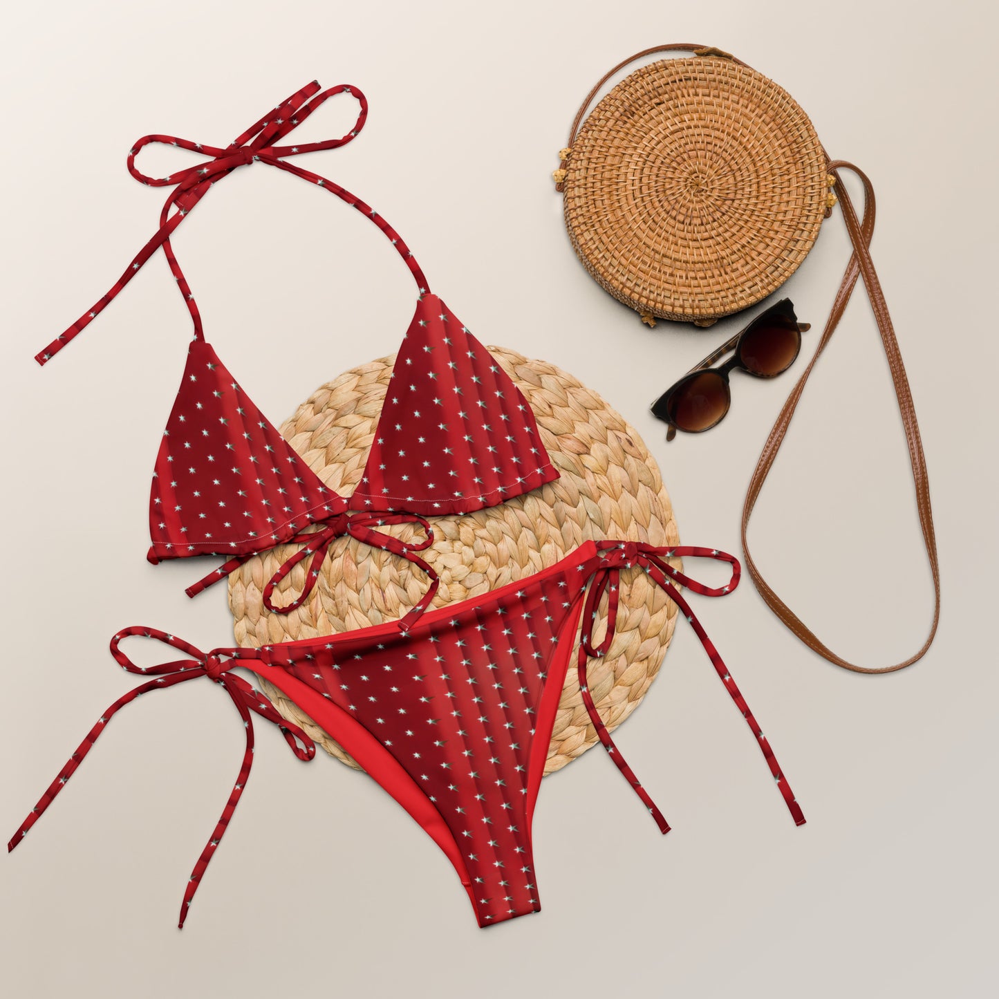 Passion Stars Recycled string bikini - Matching Bathing Suits