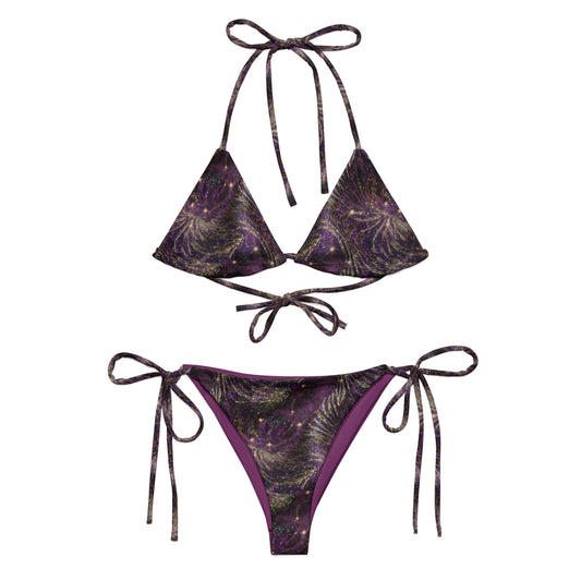 Twinkling Triangles Recycled string bikini - Matching Bathing Suits