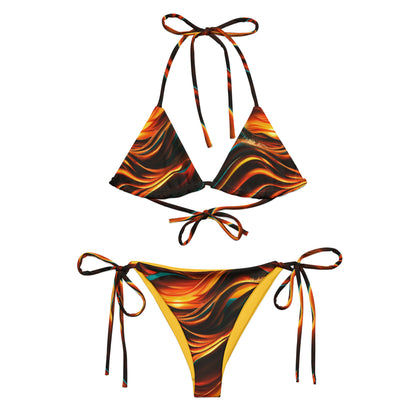 Bundle Sunset Waves - Matching Bathing Suits for Couples