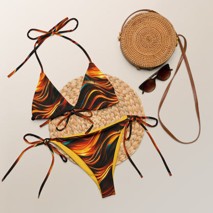 Bundle Sunset Waves - Matching Bathing Suits for Couples