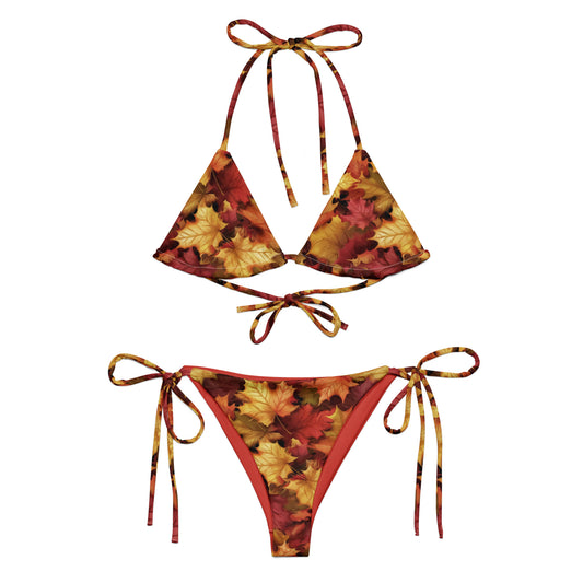 October Ember Recycled String bikini - Matching Bathing Suits