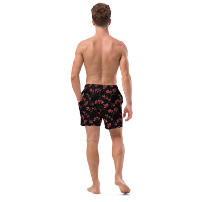 Ruby Vines Men's Recycled Swim Trunks - Matching Bathing Suits