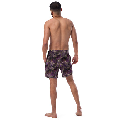 Twinkling Triangles Men's Recycled Swim Trunks - Matching Bathing Suits