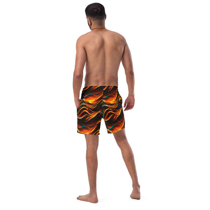 Bundle Sunset Waves - Matching Bathing Suits for Couples