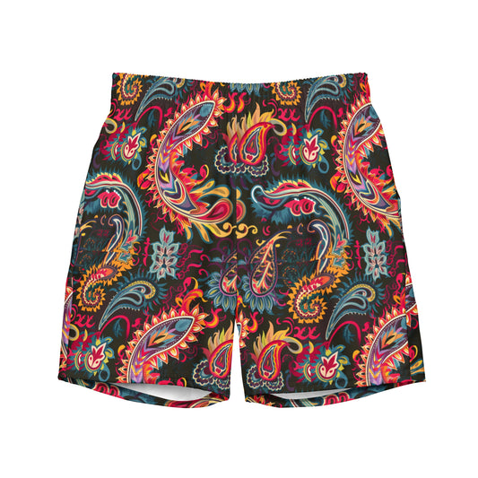 Paisley Passion Recycled Men's swim trunks - Free with Bikini Purchase!