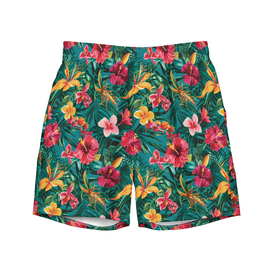 Tropical Paradise Men's swim trunks - Matching Bathing Suits