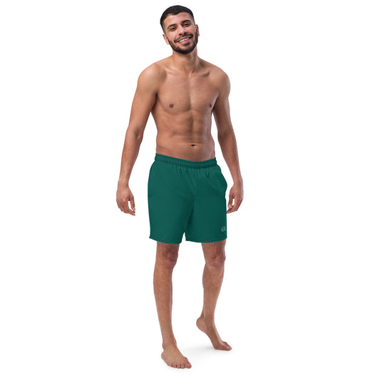 Forest Green Men's swim trunks - Monochrome