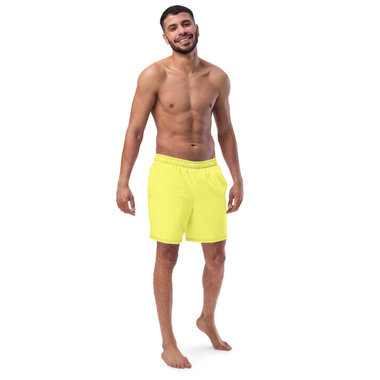 Butter Yellow Color Trend 2024 Men's swim trunks - Monochrome