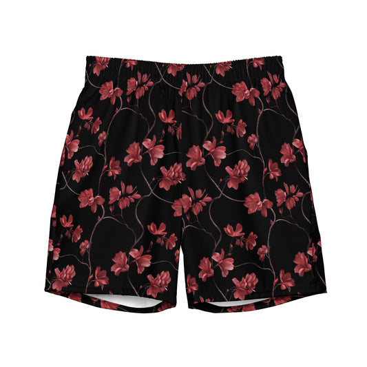 Ruby Vines Men's Recycled Swim Trunks - Matching Bathing Suits