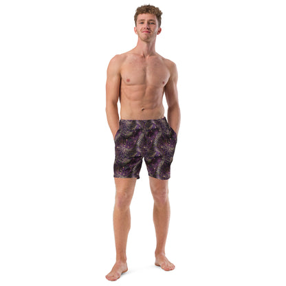 Twinkling Triangles Men's Recycled Swim Trunks - Matching Bathing Suits