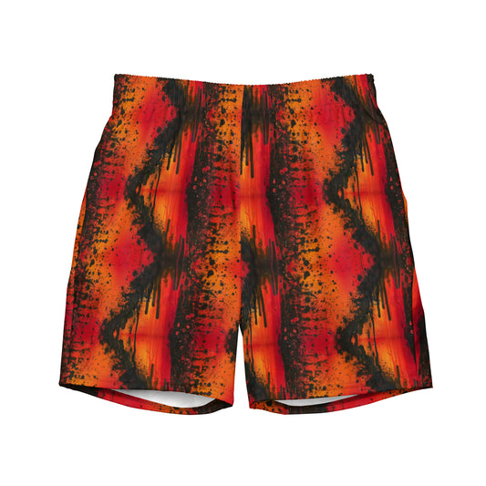 Roman Soccer Colours Recycled Men's Swim Trunks - Matching Bathing Suits