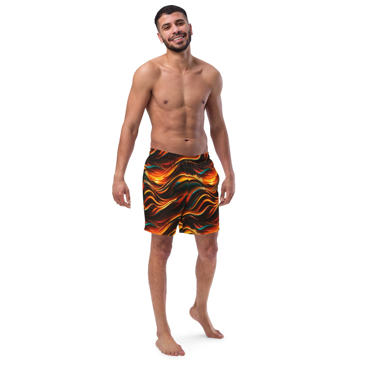 Bundle Sunset Waves - Matching Bathing Suits for Couples