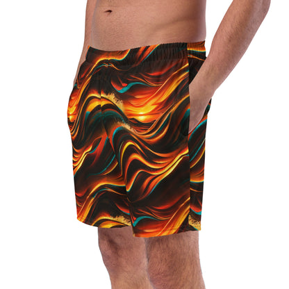 Bundle Sunset Waves - Matching Bathing Suits for Couples