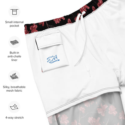 Ruby Vines Men's Recycled Swim Trunks - Matching Bathing Suits