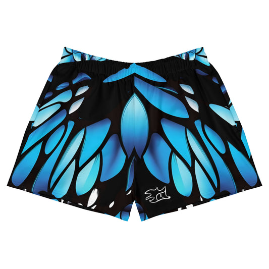 Blacked Butterfly Women’s Recycled Athletic Shorts - Eternal Metamorphosis Limited Edition June 2024