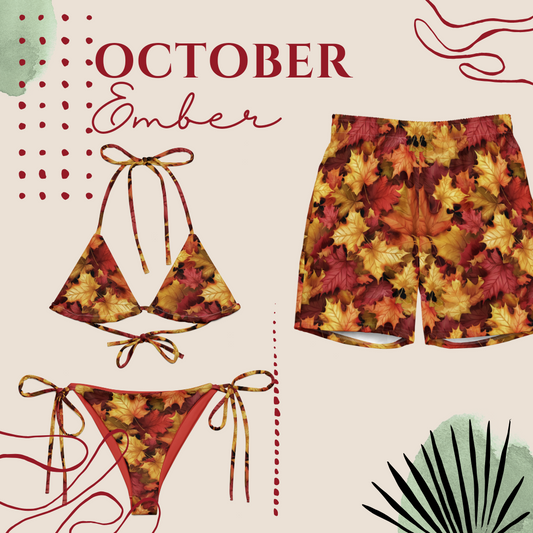 Bundle October Ember - Matching Bathing Suits for couples